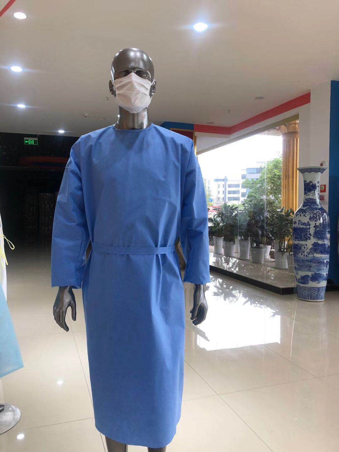 SMS fabric medical gowns protective suit